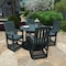 Highwood Usa Lehigh 5pc Round Counter Height Outdoor Patio Furniture Dining Set AD-CNL48-NBE - alternate 3